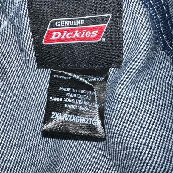 Dickies,NWT, 2XLR, 50”W, bib overall,multi compartment,chess pockets,hammer loop - Picture 11 of 12